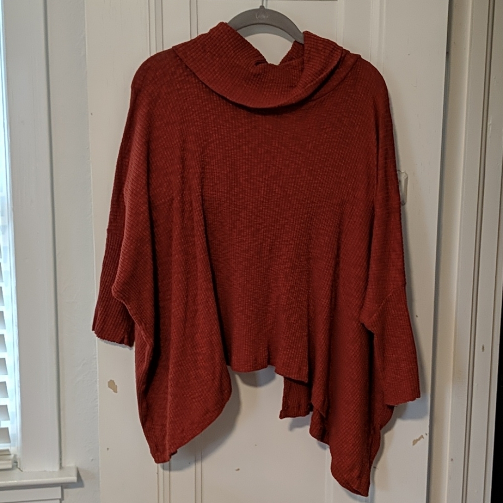 Free people burnt orange sweater